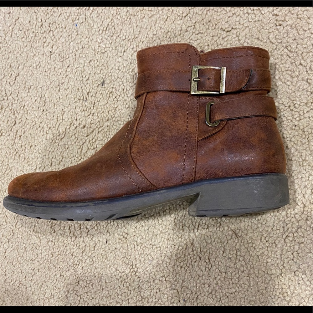 Brown booties
